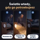 Trzy kroki: ruszasz się, lampka LumiKrok zapala się sama, gaśnie po 20 sekundach